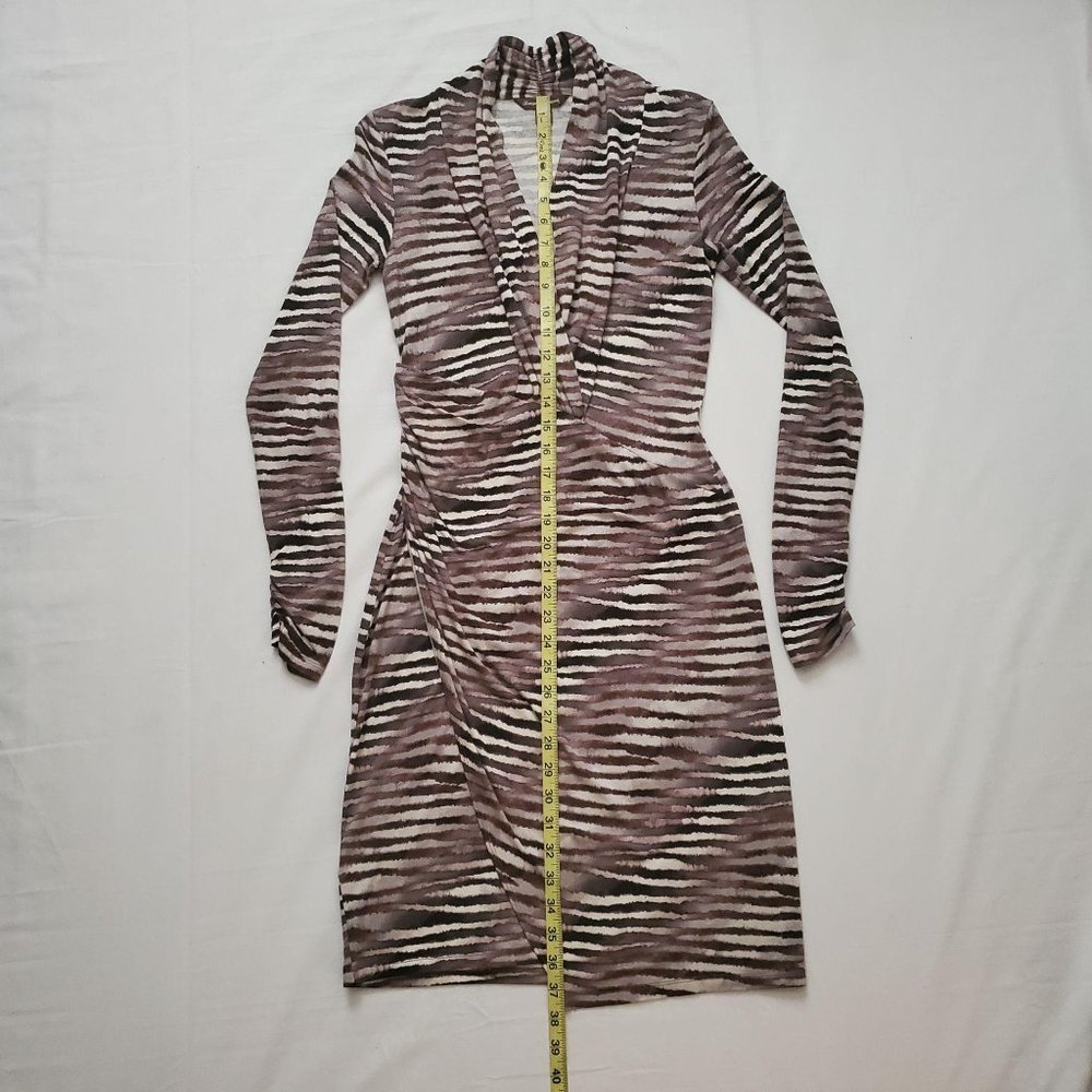 Tommy Bahama Women's Tiger Tide Animal Print V-Neck Long Sleeve Dress Size XS/TP - Picture 16 of 16